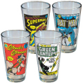 DC Comics Pint Glass Set 4pc
