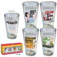 Peanuts - Set of 4 Pint Glasses