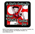 Betty Boop - A Girls Gotta Do Coasters