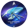 Star Trek - Enterprise Wood Clock