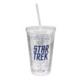 Star Trek - Acrylic Cup with Straw