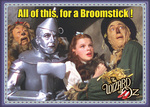 Wizard of Oz - Broomstick Magnet