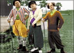 Three Stooges - Golf Color Magnet