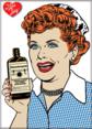 I Love Lucy - Vitameatavegamin Cartoon Magnet