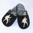 Elvis - Black Slippers