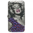Marilyn Monroe - Animal Print Black Hinge Wallet