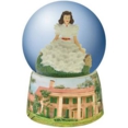 Gone With the Wind - Scarlett White Dress Water Globe