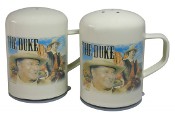 John Wayne - Enamelware Salt & Pepper shaker set