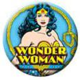 Wonder Woman - Blue Button