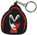 Kiss - Demon Rubber Keychain
