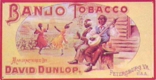 Banjo Tobacco Tin Sign