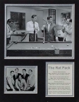 Rat Pack - Playing Pool Matted Photo