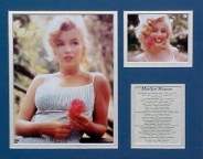 Marilyn Monroe - Carnation Matted Photo