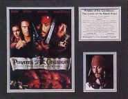 Pirates of the Caribbean - Curse of the Black Pearl Matted Photo