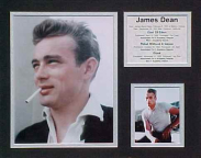 James Dean - Cigarette Matted Photo
