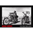 Easy Rider Black & White Poster