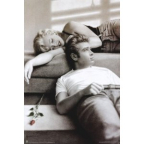 Marilyn Monroe & James Dean Rose Poster