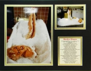 Marilyn Monroe - Bath tub Matted Photos