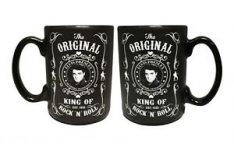 Elvis- B&W Matte Coffee Mug