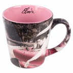 Elvis- Car/Graceland Pink Latte Mug