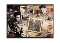 Elvis- Army Flag Magnet