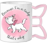 The Aristocats- Marie Bow Shaped Handle Mug