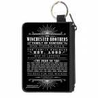 Supernatural- Quotes Mini Canvas Zipper Wallet