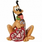 Jim Shore: Pluto w Heart Figurine