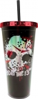 Friday the 13th- Jason Foil Cup w/ Straw