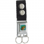 Scooby Doo & Shaggy Seatbelt Keychain