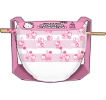 Hello Kitty Ramen Bowl + Chopsticks