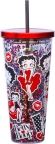 Betty Boop 32 oz. Glitter Cup + Straw