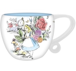 Alice in Wonderland Loop Handle Mug
