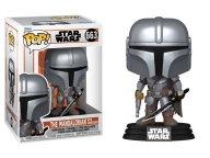 Star Wars: The Mandalorian- The Mandalorian w/ Dark Saber Pop!
