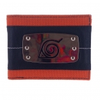 Naruto Metal Badge Leaf Wallet