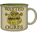 Shrek- Wanted Poster Camper Mug