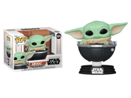 Star Wars: The Mandalorian- Grogu in Hover-Pram #664 Pop!