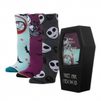 Nightmare Before Christmas Coffin Sock Set (3)