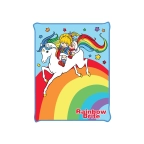 Rainbow Brite 45x60 Fleece Throw