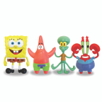 Spongebob, Patrick, Squidward & Patrick Bend-Ems
