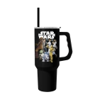 Star Wars Group Shot 40oz Stainless Steel Tumbler W Handle with Straw