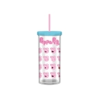 Peppa Pig Faces Stacked 20oz Plastic Tall Cold Cup w/ Lid