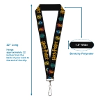 Harry Potter Crests Lanyard