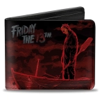 Friday the 13th- Jason on Boat Bi-Fold Wallet
