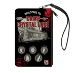 Friday the 13th- Jason Camp Crystal Lake Large Canvas Wallet