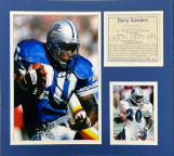 Barry Sanders 11x14 Matted Photos