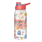 Gilmore Girls Watercolor Pattern Icons 28oz Water Bottle