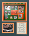 University of Miami 5 Time Champs - 11x14 Matted Photos