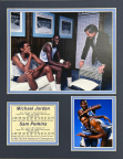 Michael Jordan & Sam Perkins - 11x14 Matted Photos