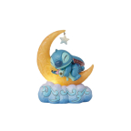 Jim Shore: Lilo & Stitch- Stitch & Scrump on LED Moon Figurine
